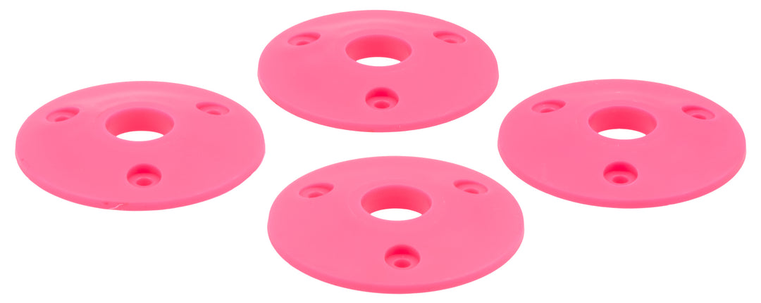 Allstar Scuff Plate 2" OD 0.5" ID Plastic Pink Set of 4 ALL18436