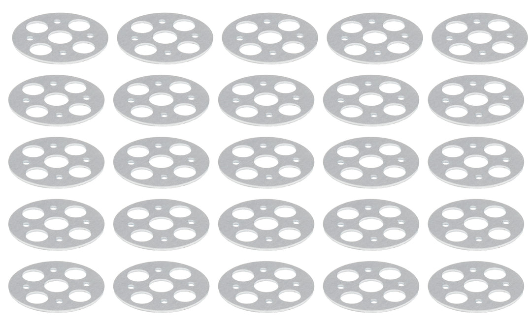 Allstar Scuff Plate Lightweight 1.625" OD 0375" ID Aluminum Clear Anodized Set of 25 ALL18470-25