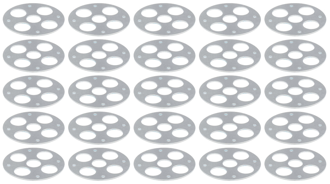 Allstar Scuff Plate Lightweight 2.25" OD 0.5" ID Aluminum Clear Anodized Set of 25 ALL18471-25