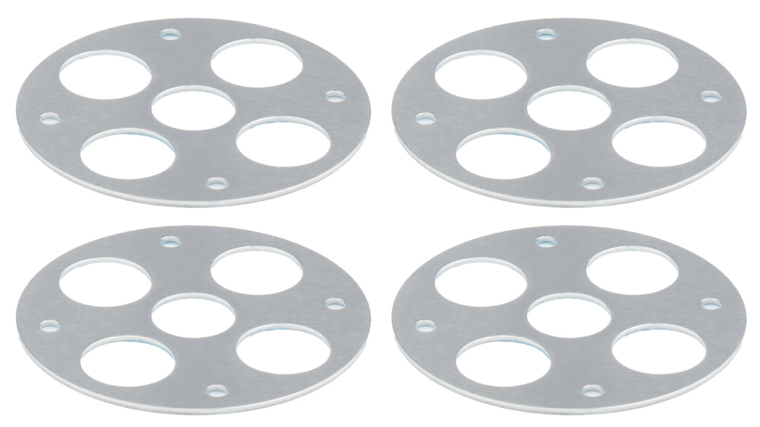 Allstar Scuff Plate Lightweight 2.25" OD 0.5" ID Aluminum Clear Anodized Set of 4 ALL18471