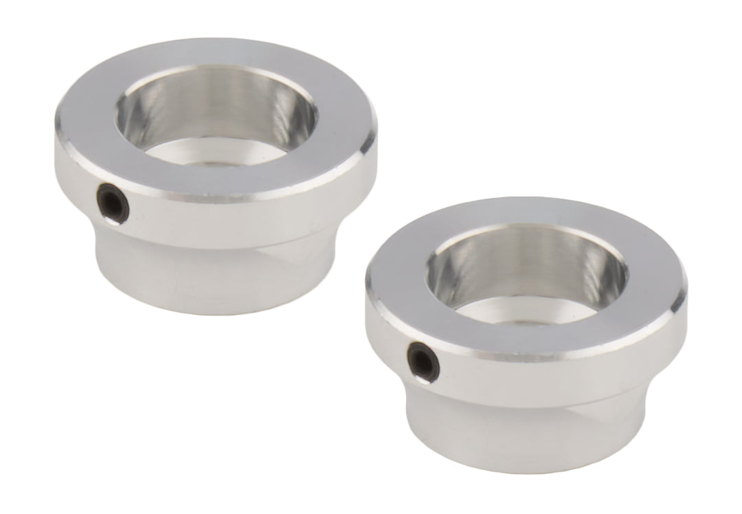 Allstar Hood Pin Support 1/2"-20 Thread Aluminum Clear Anodized Pair ALL18479