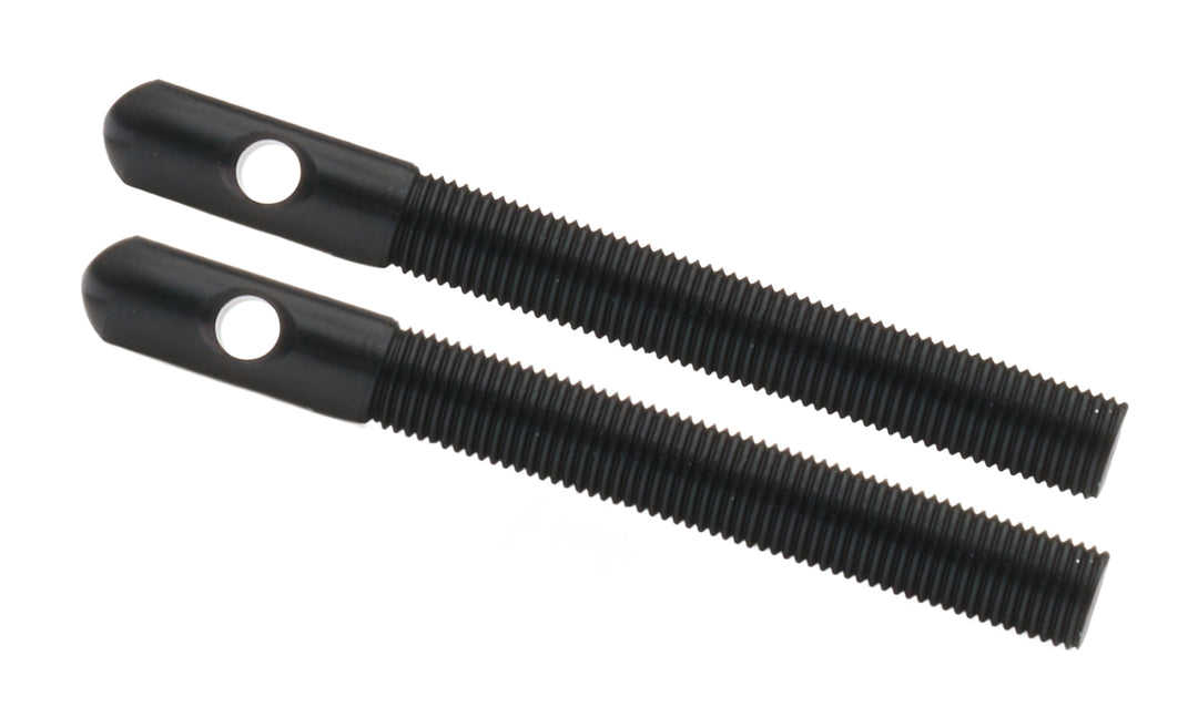 Allstar Hood Pin 0.375" OD x 3.5" Aluminum Black Anodized Pair ALL18491