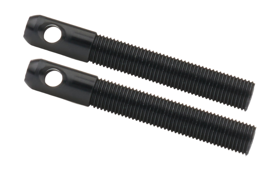 Allstar Hood Pin Lightweight 0.375" OD x 2.75" Gun Drilled Aluminum Black Anodized Pair ALL18493