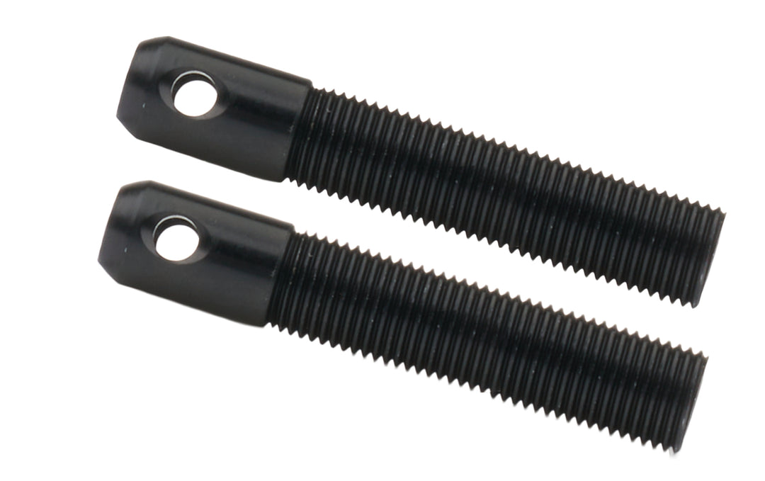 Allstar Hood Pin Lightweight 0.5" OD x 2.75" Gun Drilled Aluminum Black Anodized Pair ALL18495