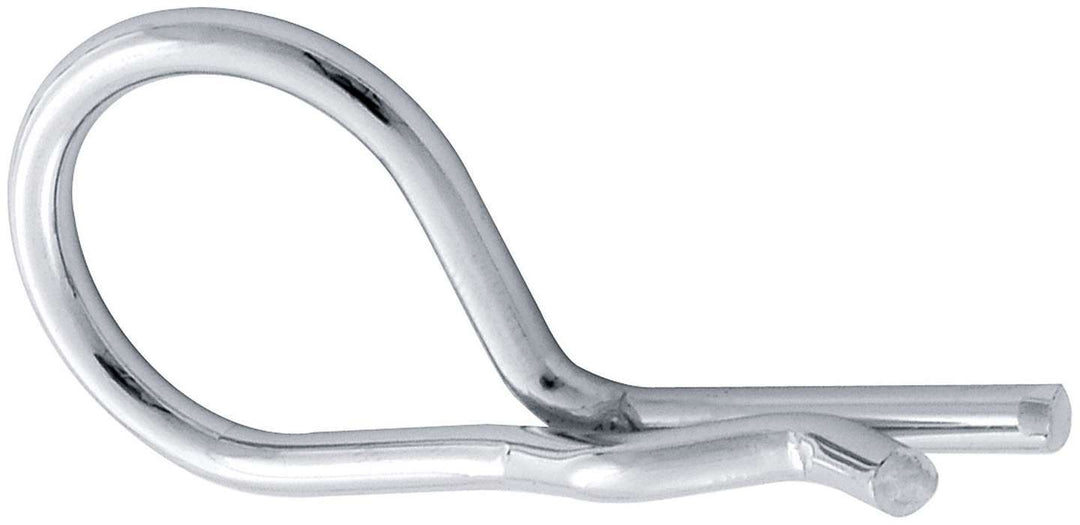 Allstar Hair Pin Clip 0.156" Wire Diameter Steel Chrome Hood Pins Set of 50 ALL18516-50