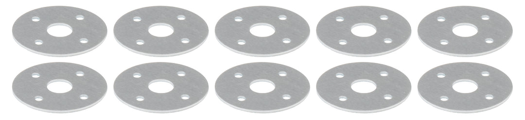 Allstar Scuff Plate 1.5" OD 0.375" ID Aluminum Clear Anodized Set of 10 ALL18519-10
