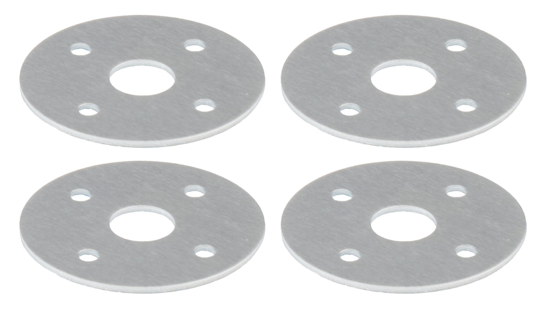 Allstar Scuff Plate 1.5" OD 0.375" ID Aluminum Clear Anodized Set of 4 ALL18519