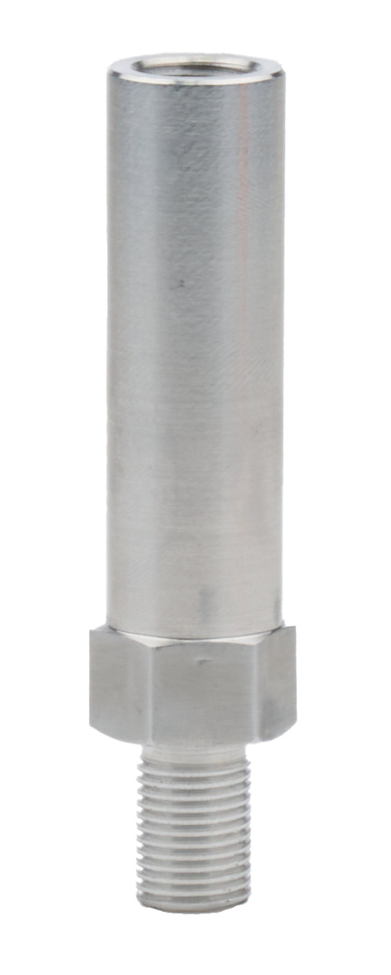 Allstar Hood Pin Extension 2-3/4" 1/2"-20 Male to 1/2"-20 Female Thread Aluminum Clear Anodized ALL18525