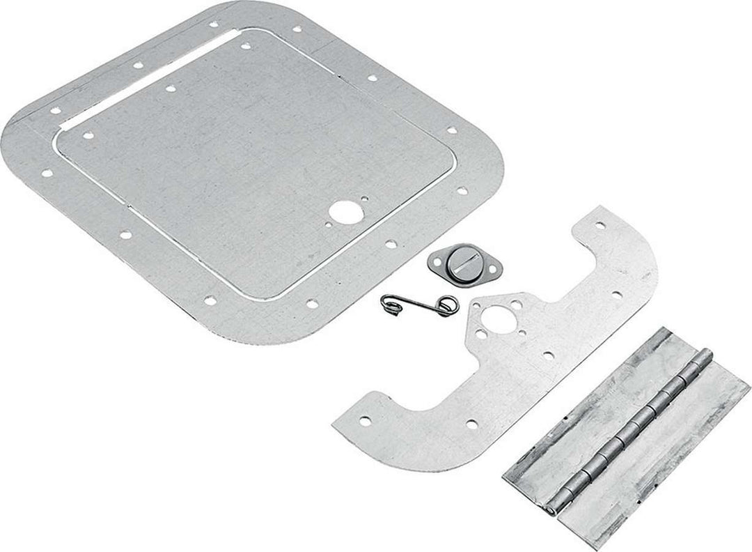 Allstar Access Door 6" Square Door Hinge / Hardware Included Aluminum Natural Kit ALL18530