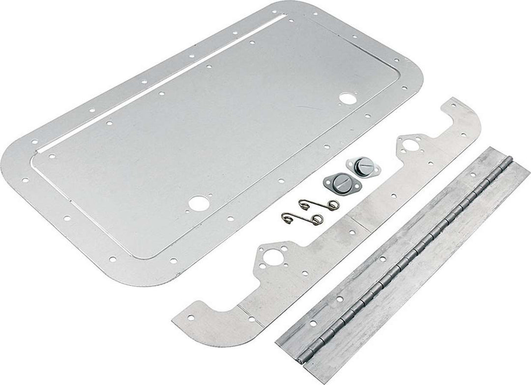 Allstar Access Door 6 x 14" Rectangle Door Hinge / Hardware Included Aluminum Natural Kit ALL18532