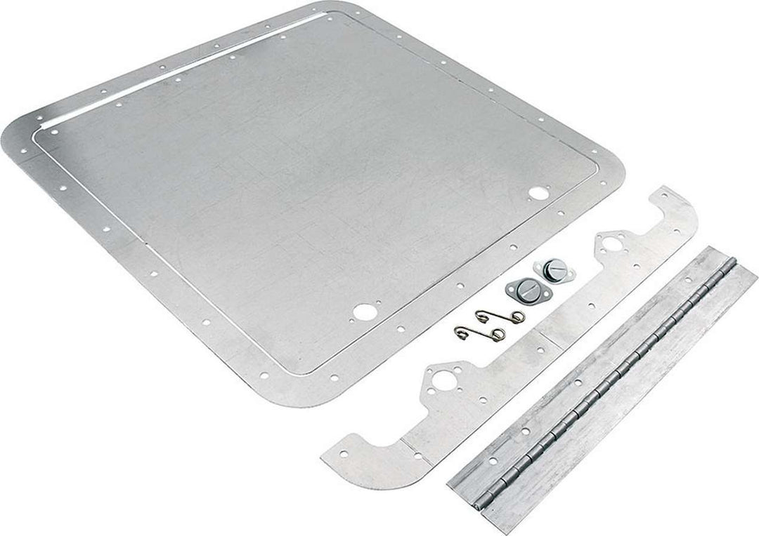 Allstar Access Door 14" Square Door Hinge / Hardware Included Aluminum Natural Kit ALL18534