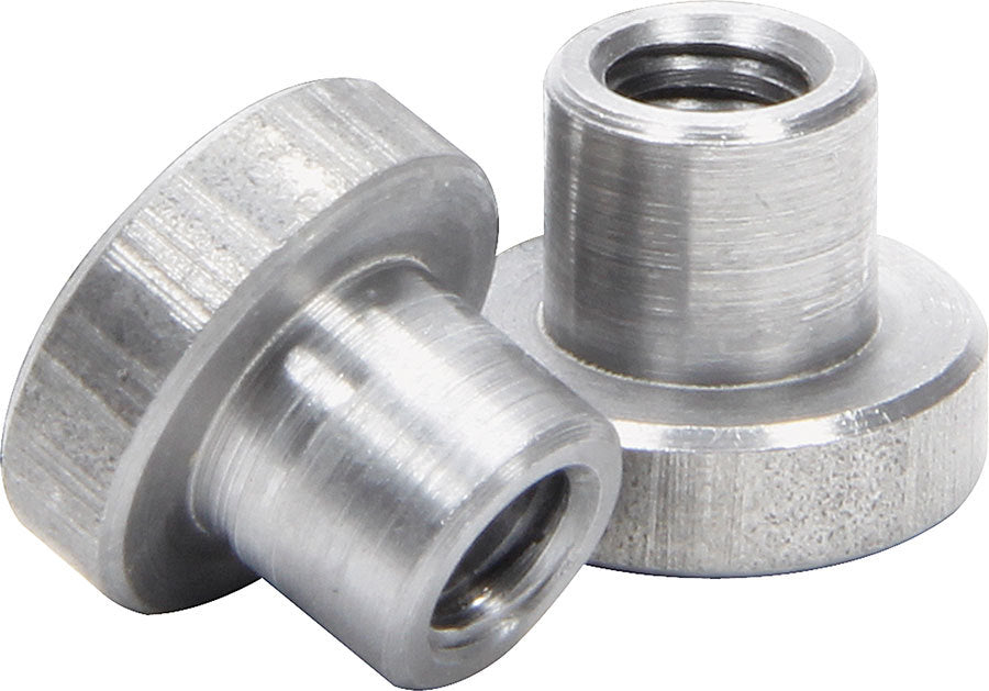Allstar Weld-On Nut 1/4"-20 Thread 3/8" OD Mounting Hole Steel Natural Set of 25 ALL18546-25