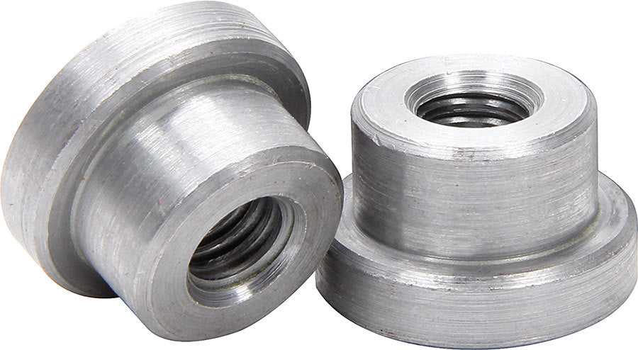 Allstar Weld-On Nut Short 3/8"-16 Thread 3/4" OD Mounting Hole Steel Natural Set of 25 ALL18549-25