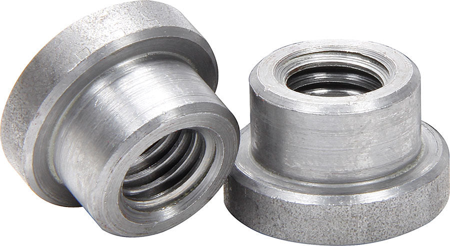 Allstar Weld-On Nut Short 1/2"-13 Thread 3/4" OD Mounting Hole Steel Natural Set of 25 ALL18551-25