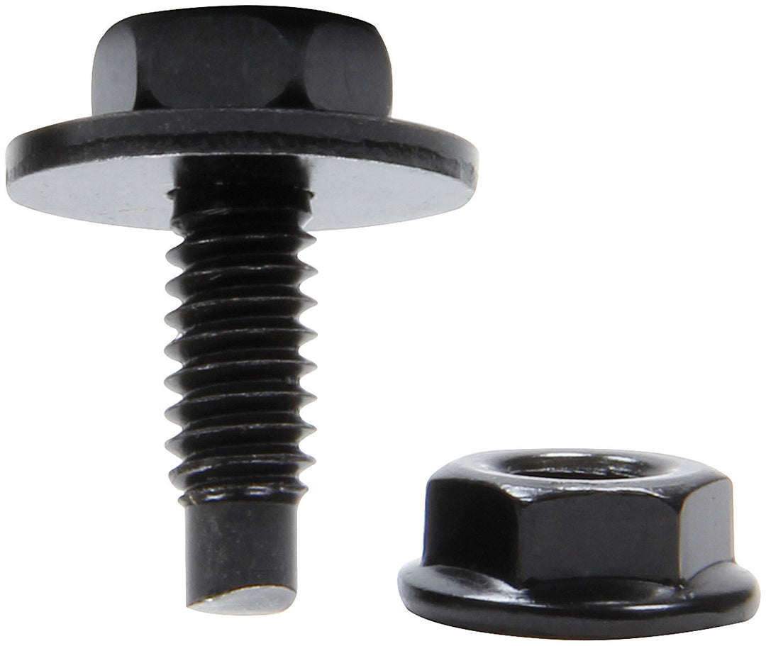 Allstar Body Bolt Kit 1/4"-20 Thread 0.75" Hex Head Bolts / Nuts / Washers Steel Set of 10 ALL18553