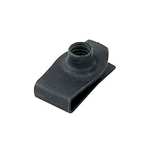 Allstar Body Bolt Clips 1/4"-20 Thread Steel Black Oxide Set of 10 ALL18554