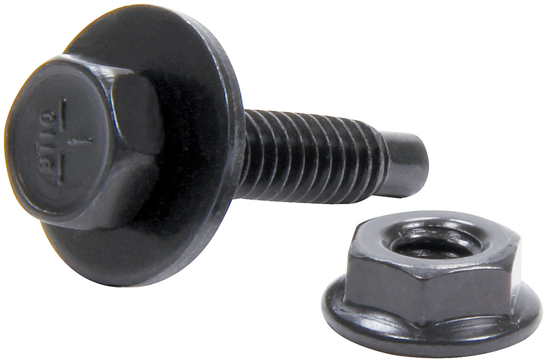 Allstar Body Bolt Kit 1/4"-20 Thread 1.125" Hex Head Bolts / Nuts / Washers Steel Set of 50 ALL18560-50