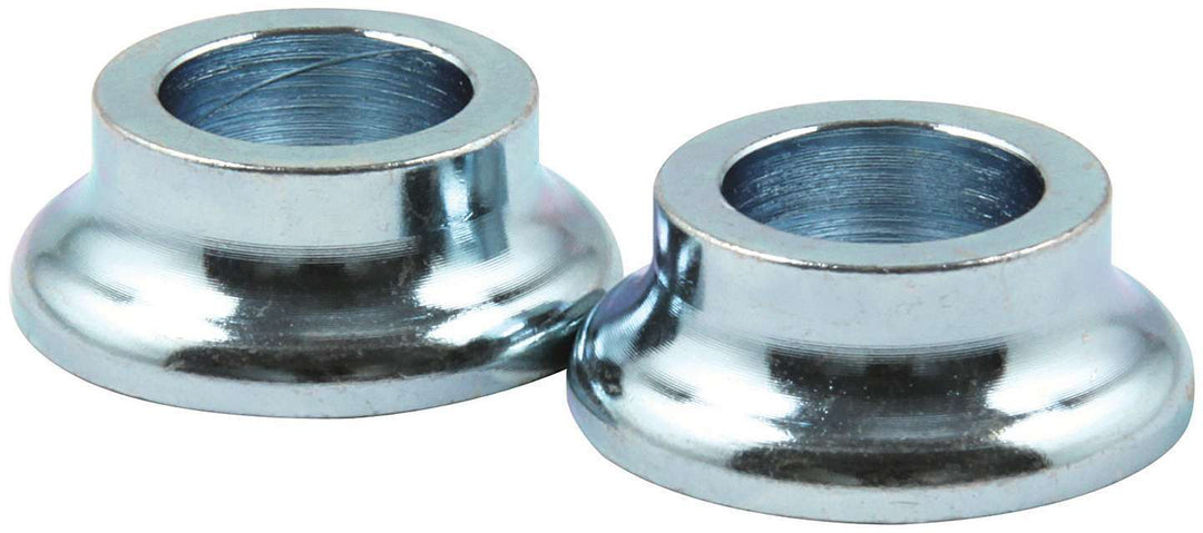 Allstar Tapered Spacer 1/2" ID 3/8" Thick Steel Zinc Plated Universal Pair ALL18571