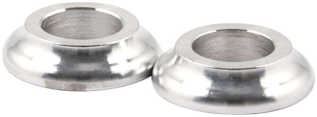 Allstar Tapered Spacer 1/2" ID 1/4" Thick Aluminum Natural Universal Pair ALL18590