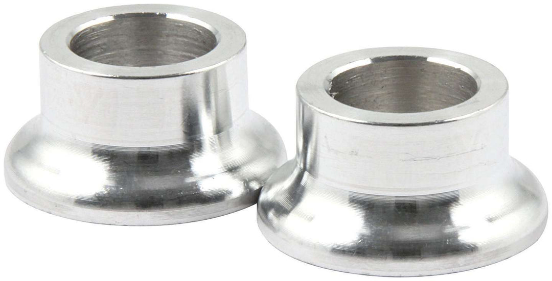 Allstar Tapered Spacer 1/2" ID 1/2" Thick Aluminum Natural Universal Pair ALL18592