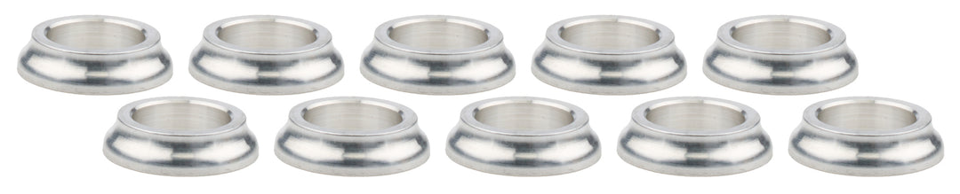 Allstar Tapered Spacer 5/8" ID 1/4" Thick Aluminum Natural Universal Set of 10 ALL18597-10