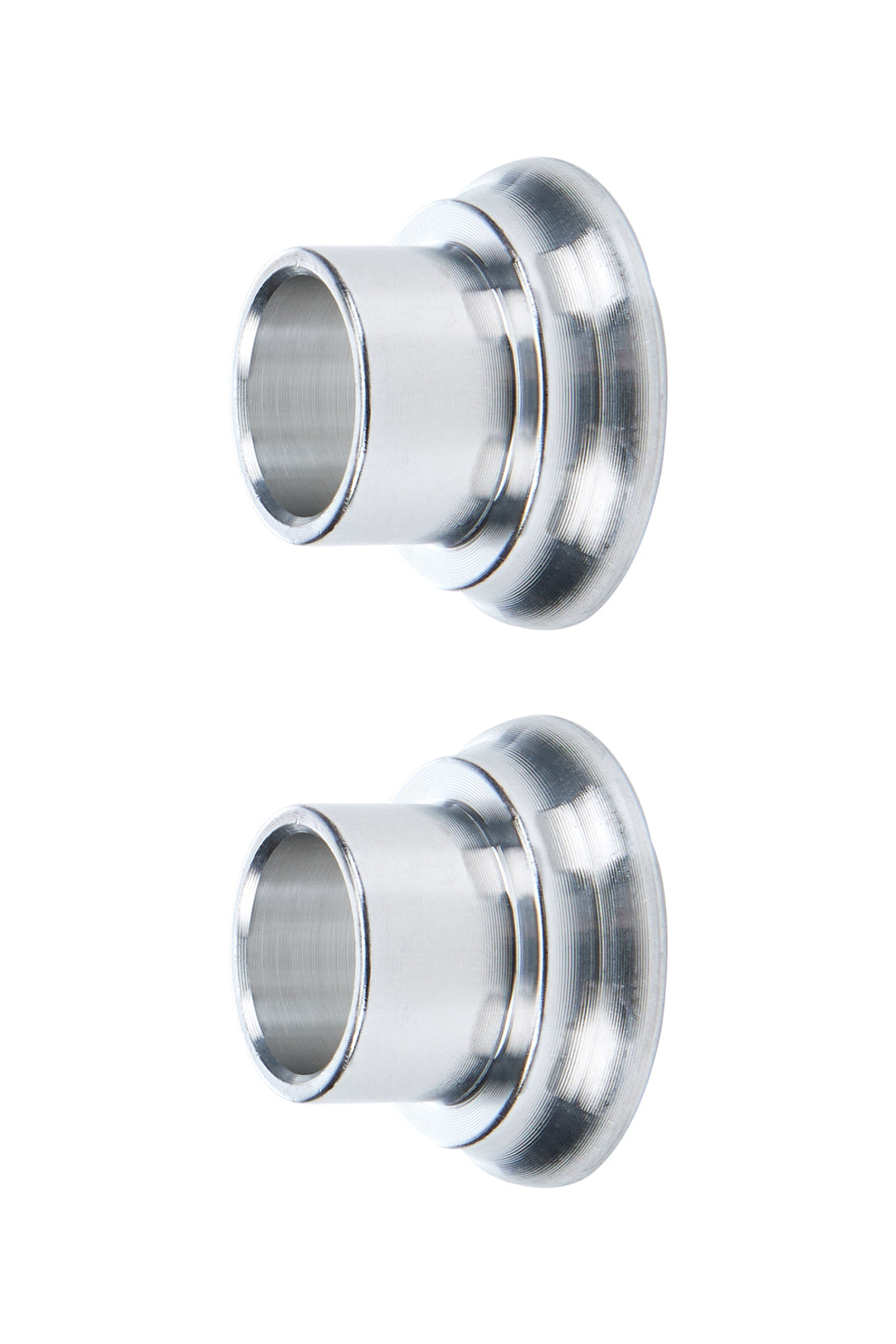 Allstar Reducer Spacer 5/8" Rod End to 1/2" ID 1" Flange OD 1/4" Thick Aluminum Natural Pair ALL18611