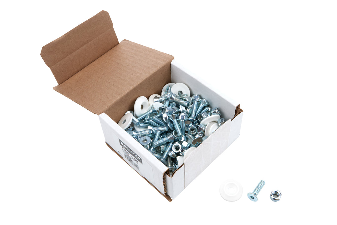 Allstar Body Bolt Kit 1/4"-20 Thread 1" Allen Head Bolts / Countersunk Washers Set of 50 ALL18681-50