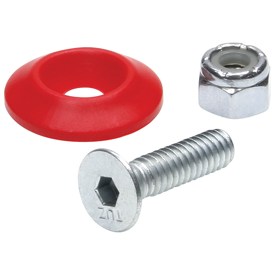 Allstar Body Bolt Kit 1/4"-20 Thread 1" Allen Head Bolts / Countersunk Washers / Lock Set of 10 ALL18682