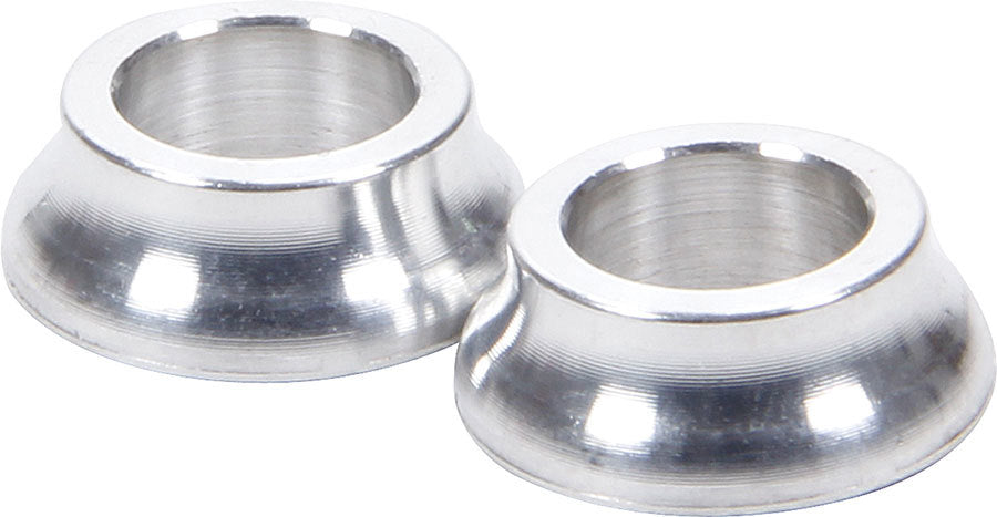 Allstar Tapered Spacer 3/8" ID 1/4" Thick Aluminum Natural Universal Pair ALL18712