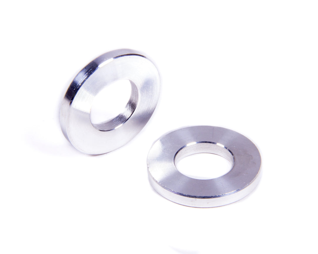 Allstar Flat Spacer 1/2" ID 1" OD 1/8" Thick Aluminum Natural Universal Pair ALL18760