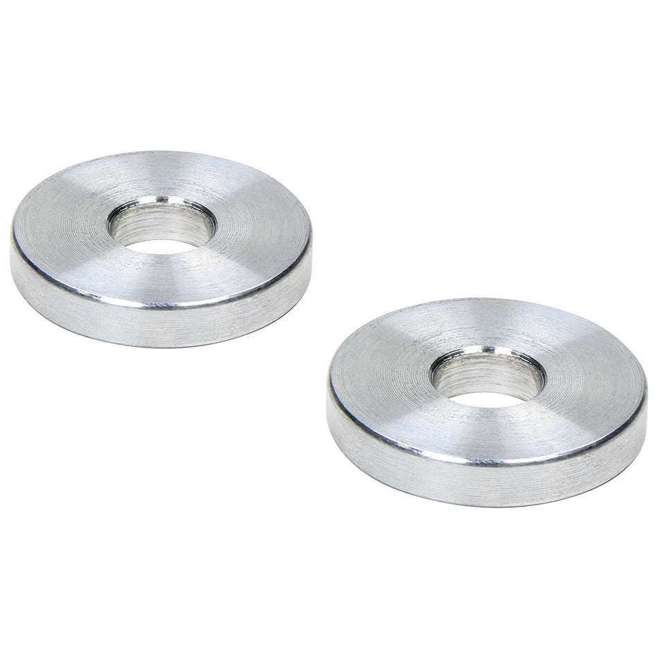 Allstar Hourglass Spacer 0.5" ID 0.25" Thick Aluminum Natural Universal Pair ALL18830