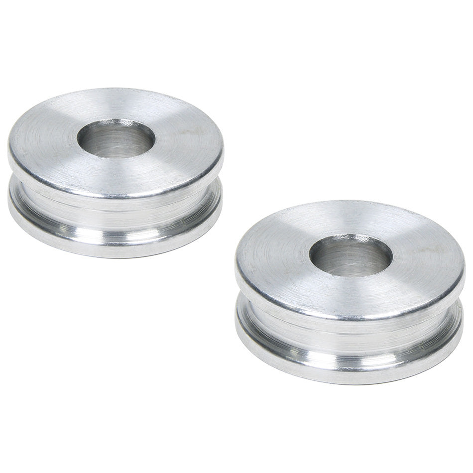 Allstar Hourglass Spacer 0.5" ID 0.5" Thick Aluminum Natural Universal Pair ALL18832
