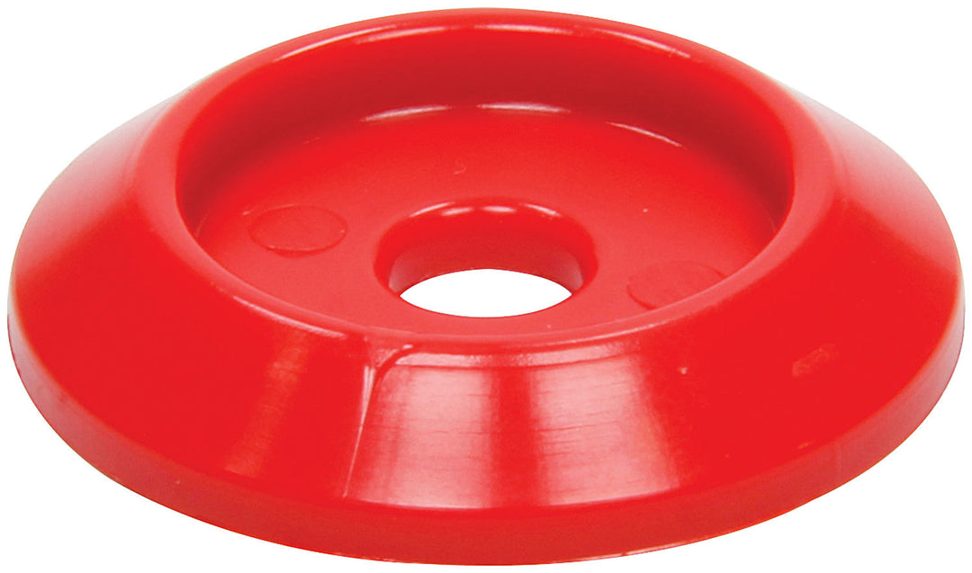 Allstar Body Bolt Washer Countersunk 0.25" ID 1.25" OD 0.125" Thick Plastic Red Set of 50 ALL18847-50