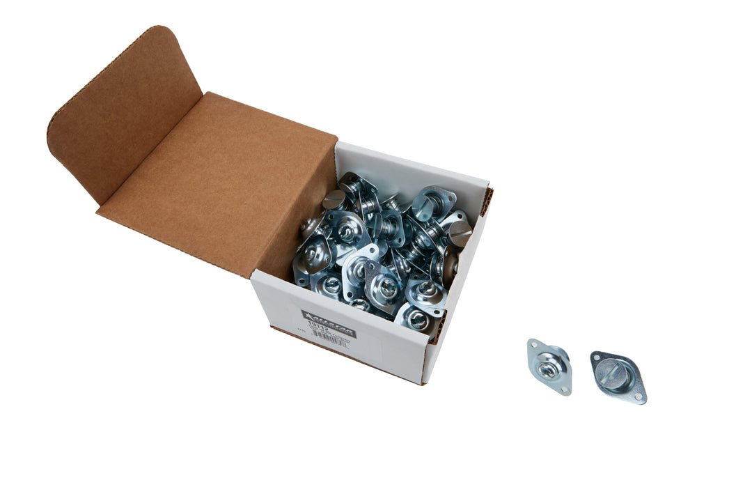 Allstar Quick Turn Fastener Self Ejecting Flush Head Slotted 7/16 x 0.550" Body Steel Set of 50 ALL19112