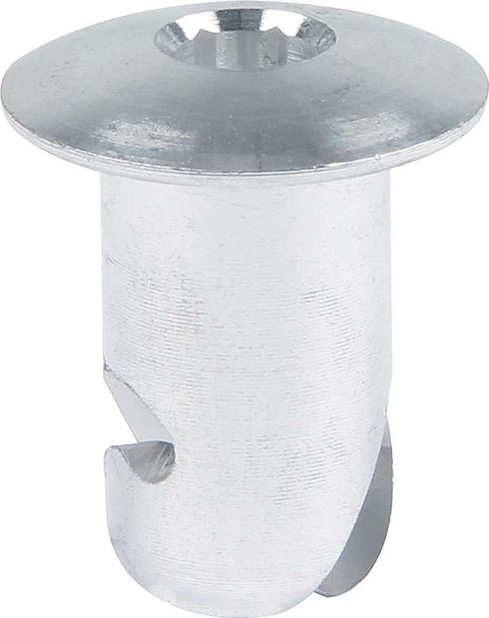 Allstar Quick Turn Fastener Oval Head Hex Drive 7/16 x 0.500" Body Aluminum Clear Set of 10 ALL19172