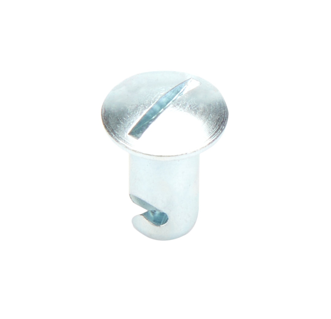 Allstar Quick Turn Fastener Oval Head Slotted 1/4 x 0.400" Body Steel Zinc Oxide Set of 10 ALL19211