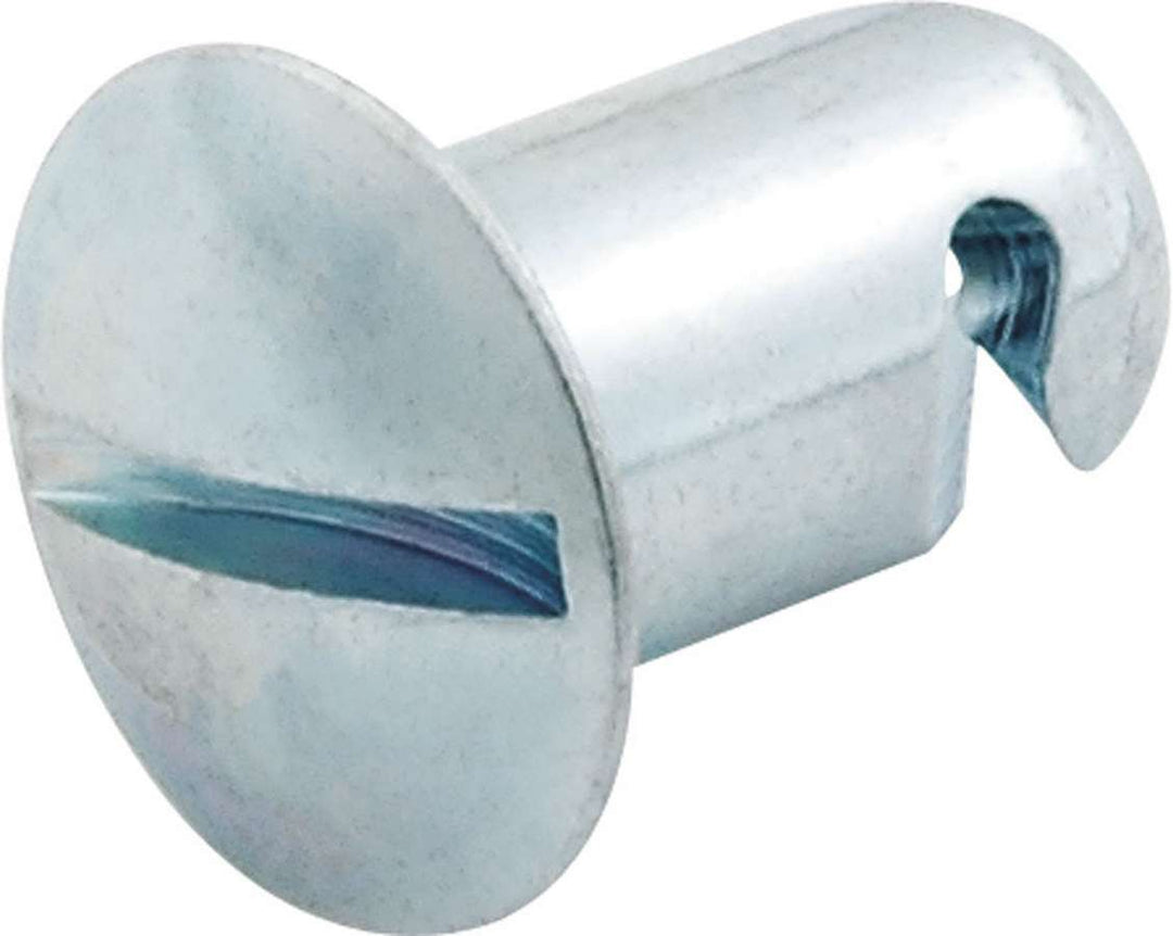 Allstar Quick Turn Fastener Oval Head Slotted 7/16 x 0.500" Body Steel Zinc Oxide Set of 50 ALL19222