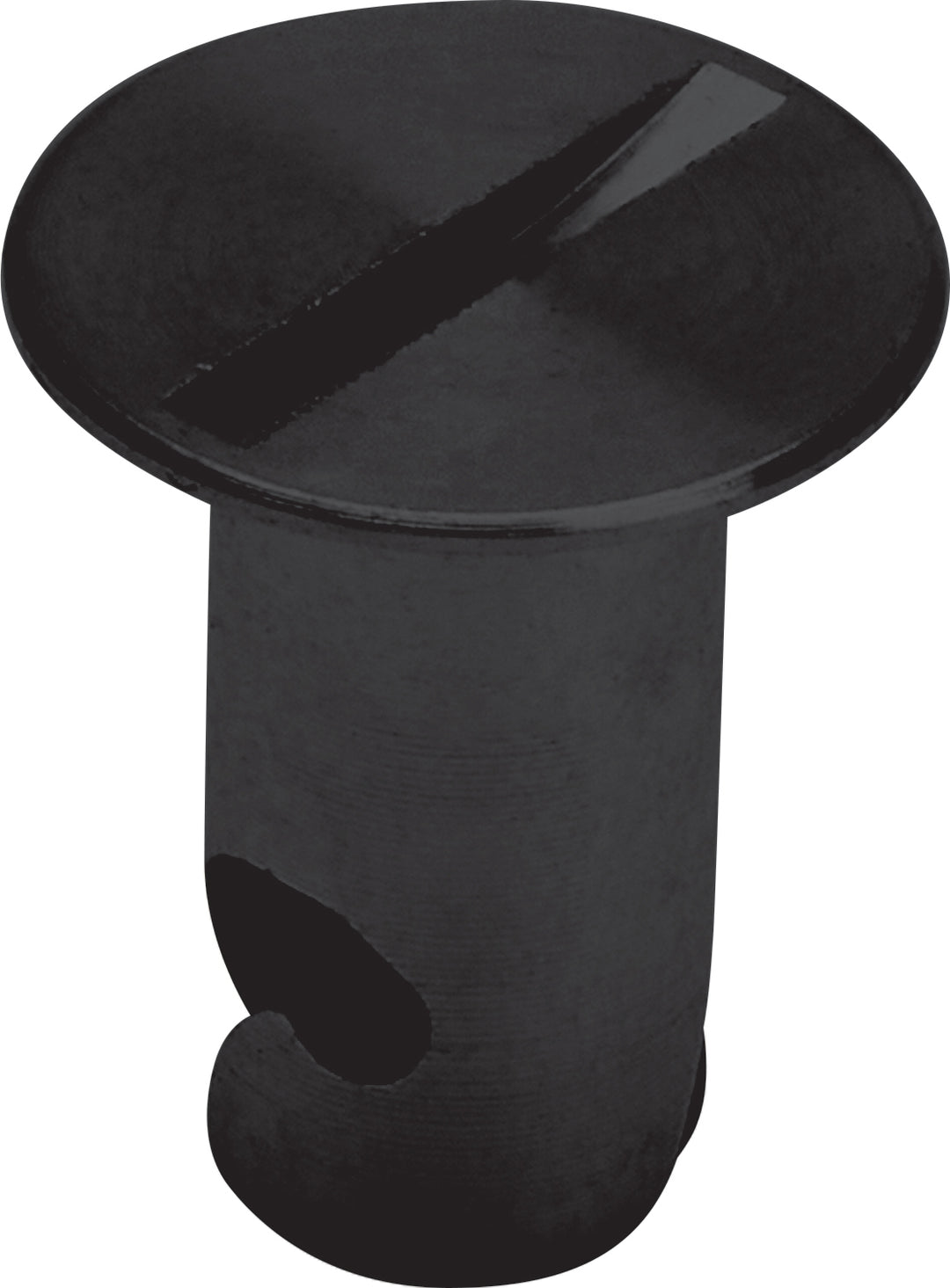 Allstar Quick Turn Fastener Flush Head Slotted 5/16 x 0.500" Body Aluminum Black Set of 10 ALL19257