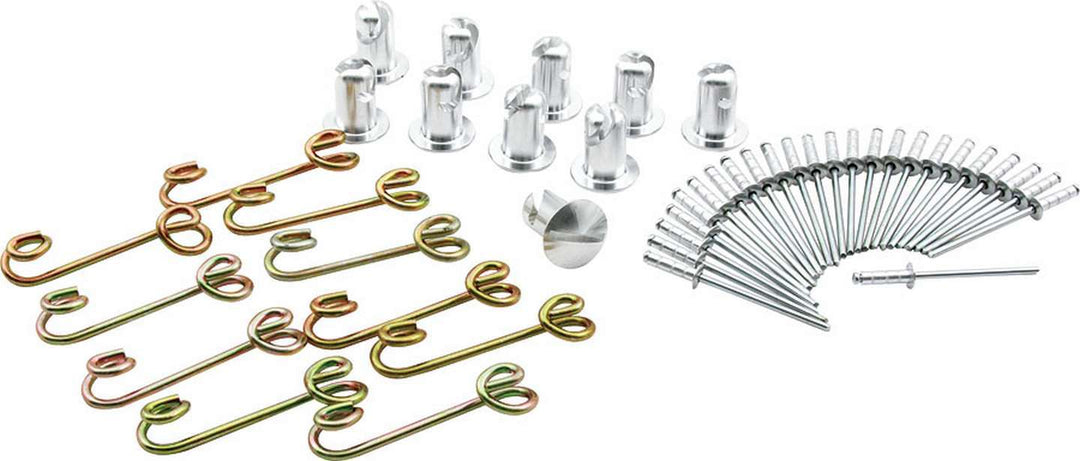 Allstar Quick Turn Fastener Starter Fasteners / Rivets / Springs Kit ALL19410