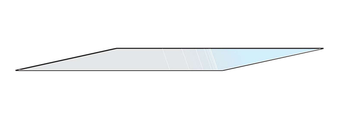 Allstar Polycarbonate Sheet Blank 0.093" Thick 40 x 72" Standard Polycarbonate Clear ALL22228