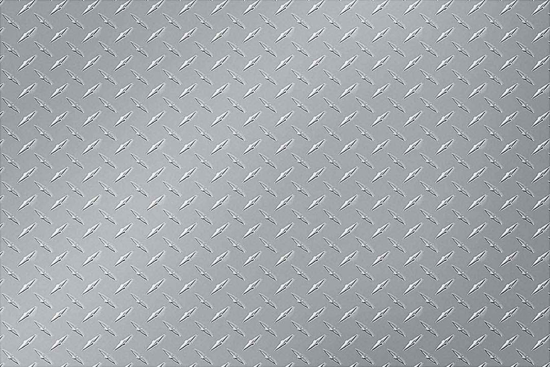 Allstar Sheet Aluminum Diamond Plate 4 x 8 ft 0.063" Thick Aluminum Natural ALL22240