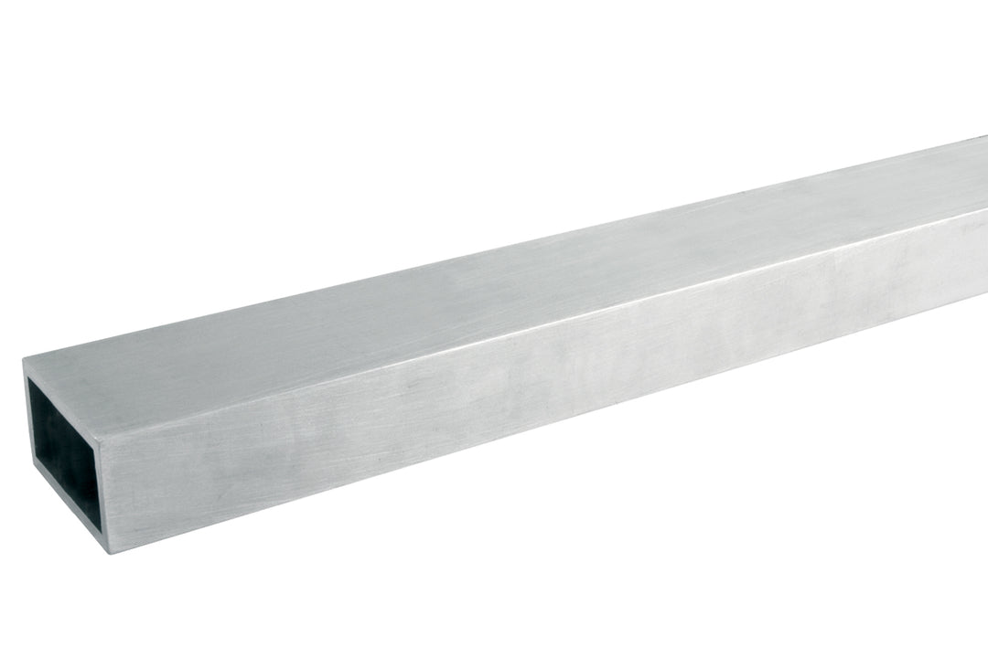 Allstar Aluminum Tubing 1 x 2" Rectangle 0.125" Wall Thickness 12 ft Aluminum Natural ALL22258-12