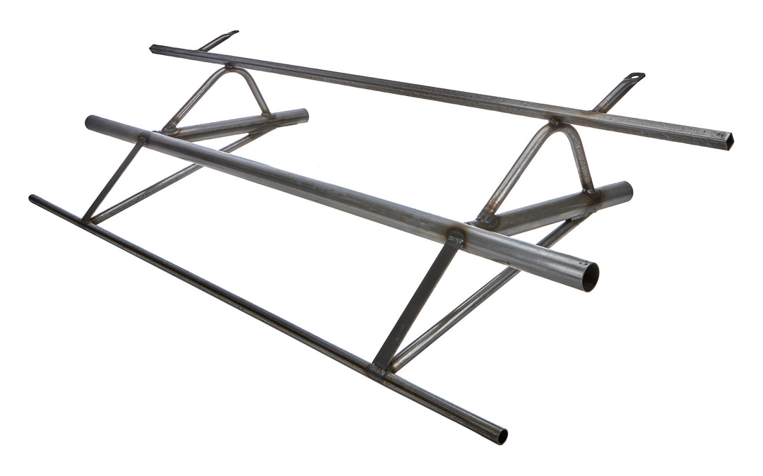 Allstar Bumper Asphalt Outlaw Front 1.5" OD Tube 0.058" Wall Steel Natural ALL22330