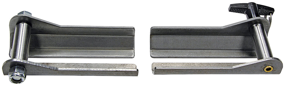 Allstar Swing Out Door Bar Kit Weld-On Quick Pin Release Steel Natural Universal Kit ALL22670