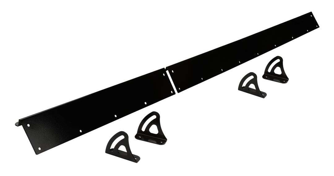 Allstar Spoiler 67 x 3" 2-Piece Spoiler Only Aluminum Black Powdercoat ALL22960