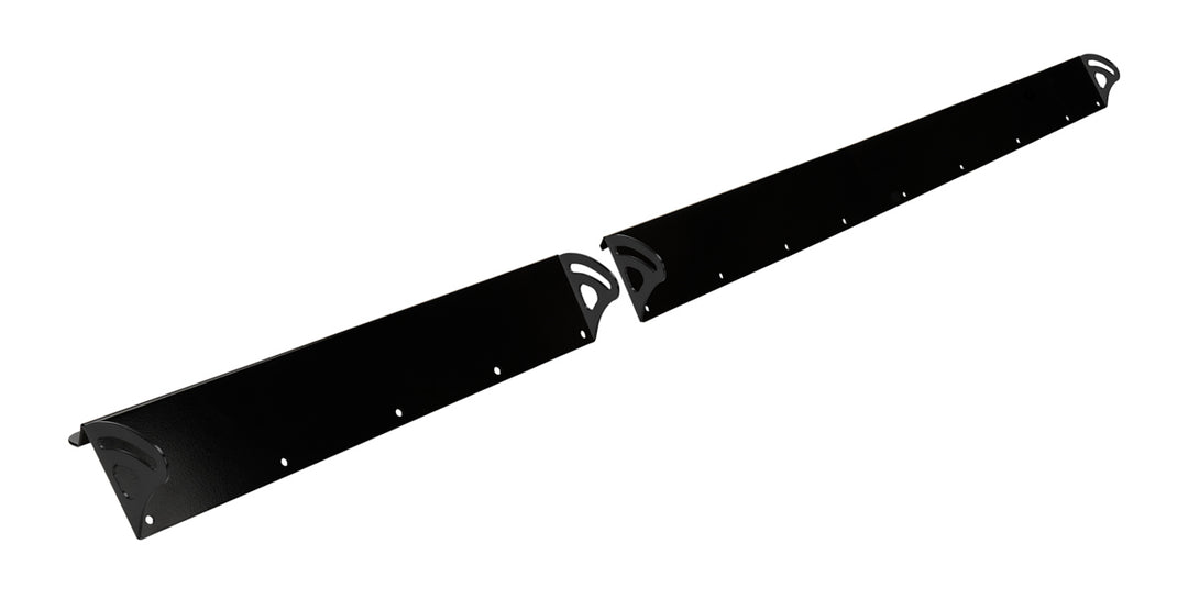 Allstar Spoiler 66 x 3" Adjustable 2-Piece Spoiler Only Aluminum Black Powdercoat ALL22973