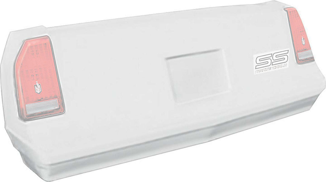 Allstar Bumper Cover 2-Piece Complete Rear Plastic White Chevy Monte Carlo SS 1983-88 Kit ALL23015