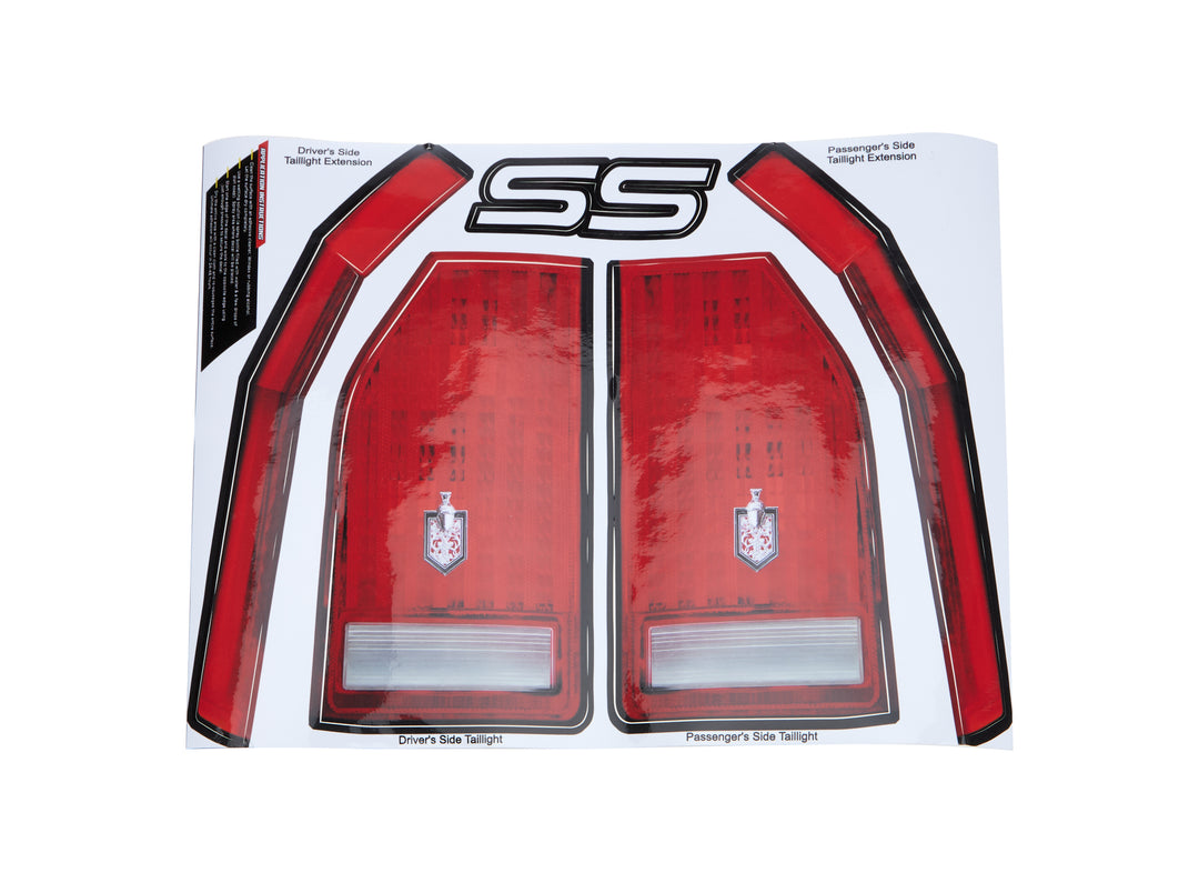 Allstar Graphics Tail Laminated Protective Coating Chevy Monte Carlo 1983-88 Kit ALL23017