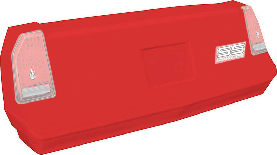 Allstar Bumper Cover 2-Piece Complete Rear Plastic Red Chevy Monte Carlo SS 1983-88 Kit ALL23040