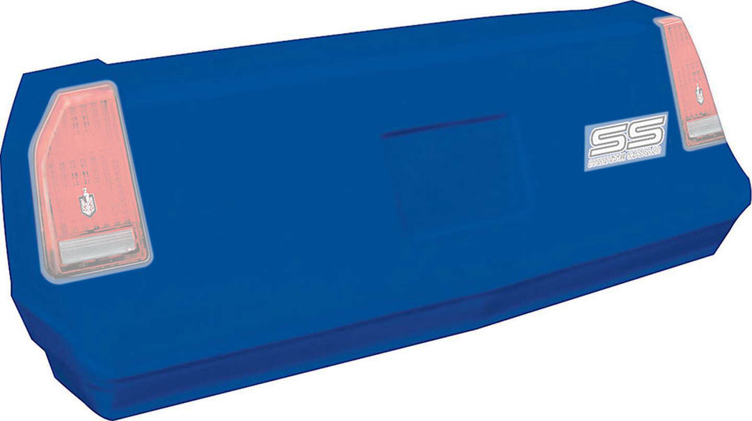 Allstar Bumper Cover 2-Piece Complete Rear Plastic Chevron Blue Chevy Monte Carlo SS 1983-88 Kit ALL23043